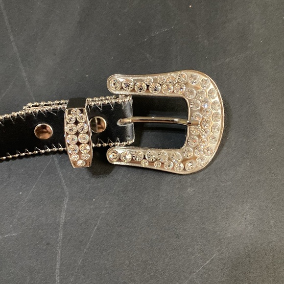 Black Rhinestone Belt - Picture 3 of 9